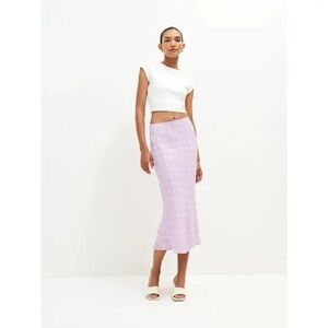 Lavender Midi Skirt